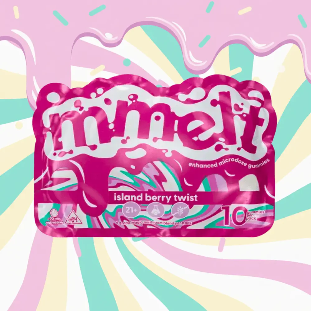 MMELT Island Berry Twist Mushroom Gummies
