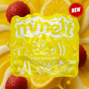MMELT Lychee Lemon Kick Mushroom Gummies