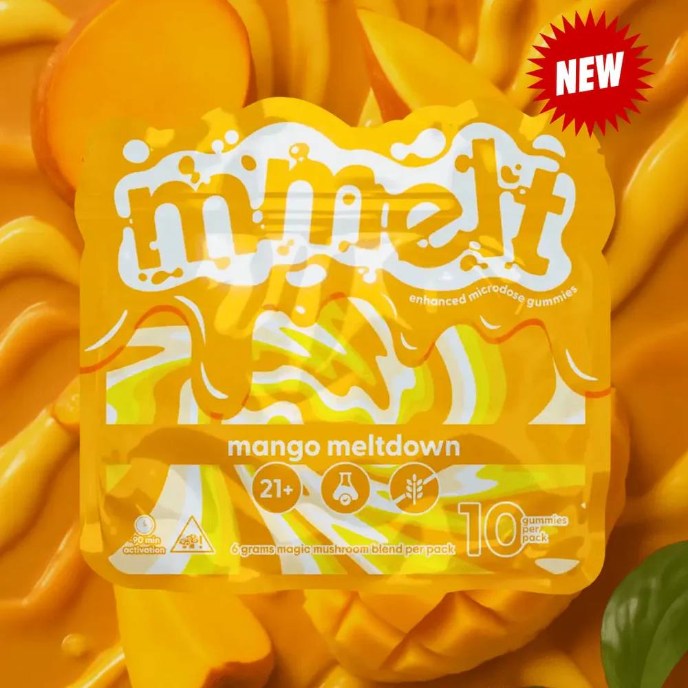 MMELT Mango Meltdown Mushroom Gummies