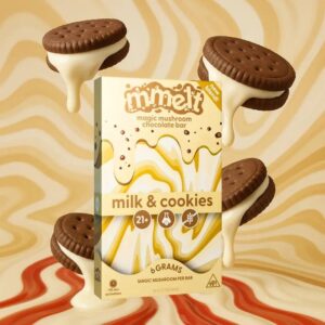 MMELT MILK & COOKIES MUSHROOM CHOCOLATE BAR